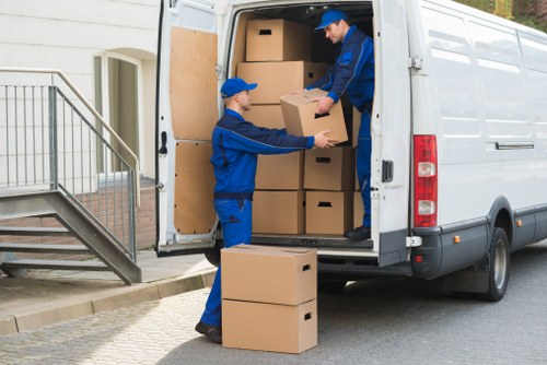 Practical storage facility scene illustrating space management and organization