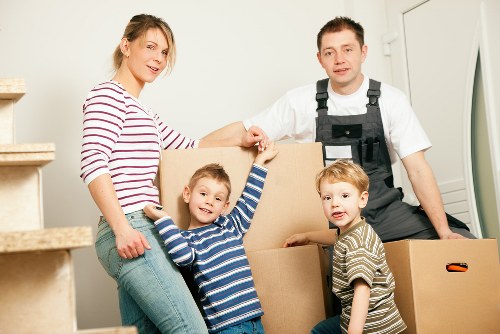 Professional movers handling a compact relocation in Leabridge