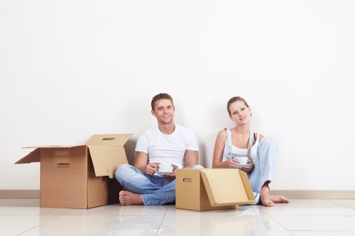 Moving day logistics and storage planning for Leabridge removals